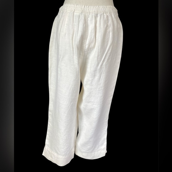 Liz Claiborne Women's 100% Linen Pant Beige Sz.6 - Picture 4 of 7